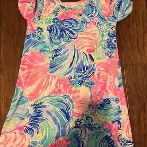 Lilly Pulitzer Kids Dress size 6-8 - Pink, Blue, Green Swirl